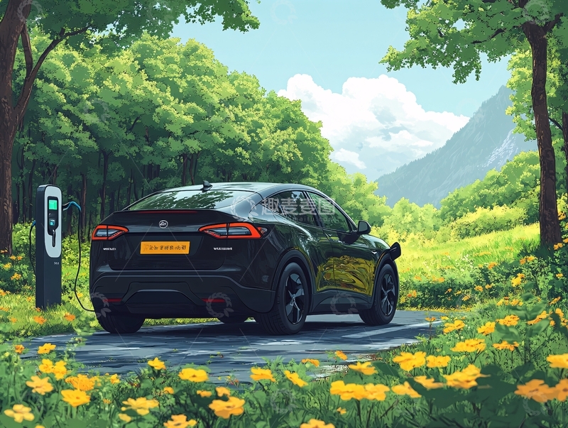 高清大图下载【趣麦麦图】特斯拉轿车7