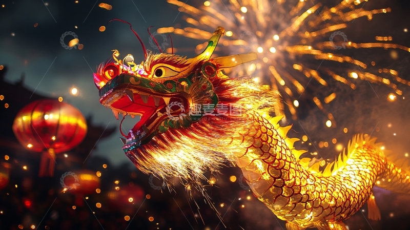 高清大图下载【趣麦麦图】舞龙舞狮壁纸16