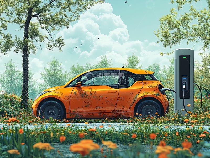 高清大图下载【趣麦麦图】新能源汽车素材3