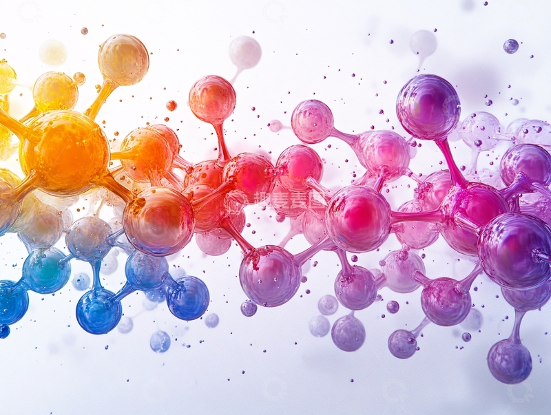 高清大图下载【趣麦麦图】分子结构特写1
