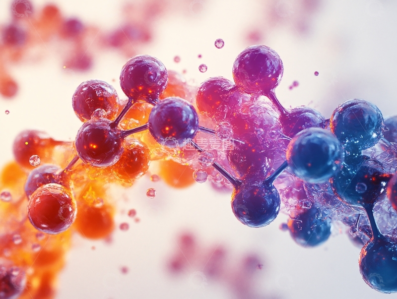 高清大图下载【趣麦麦图】分子结构示意图1
