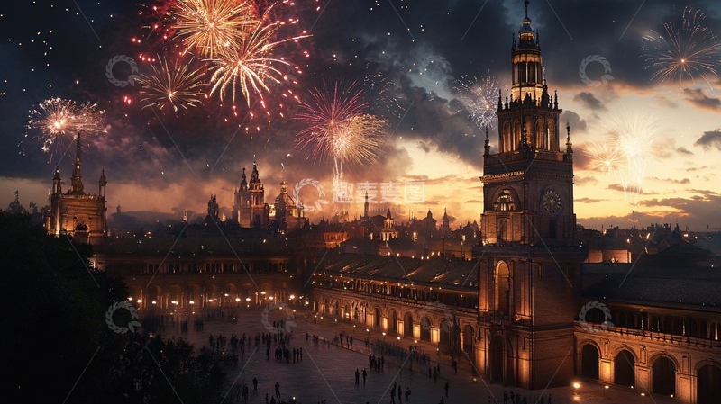 高清大图下载【趣麦麦图】西班牙历史