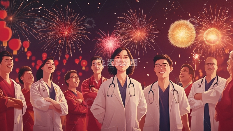 高清大图下载【趣麦麦图】医美新年主题海报