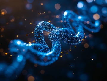 基因链与人体艺术