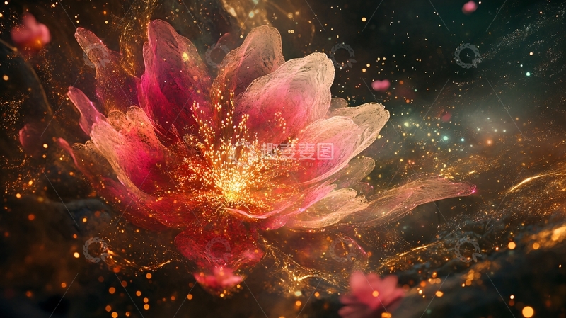 高清大图下载【趣麦麦图】幻境莲花1