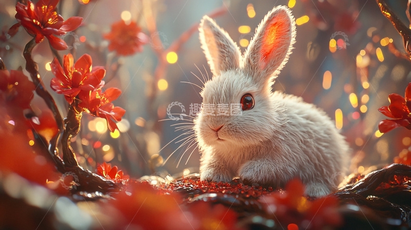 高清大图下载【趣麦麦图】兔年新春倒计时