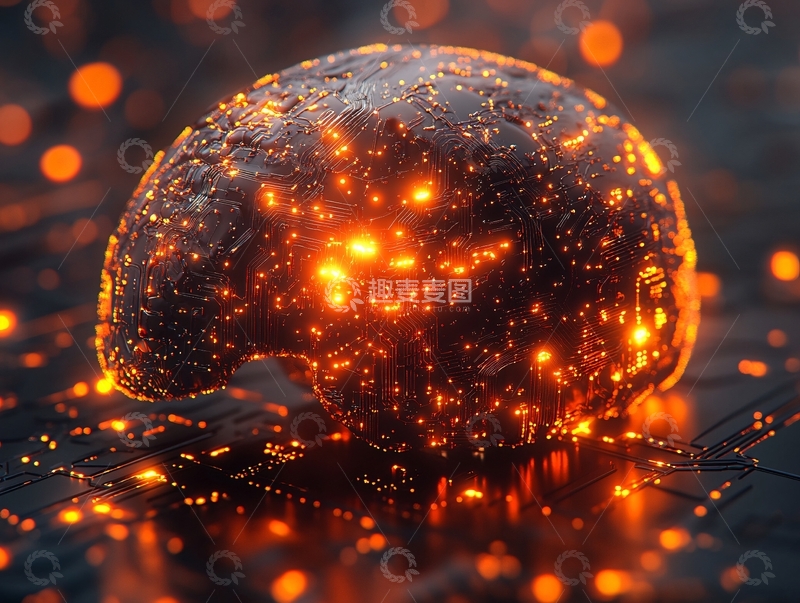 高清大图下载【趣麦麦图】科技大脑7