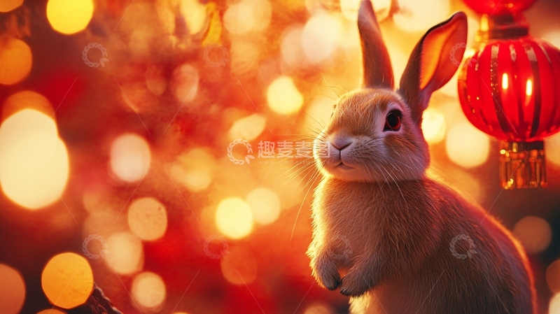 高清大图下载【趣麦麦图】兔年赏灯2