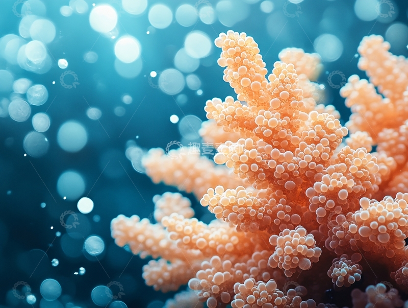 高清大图下载【趣麦麦图】梦幻珊瑚背景4