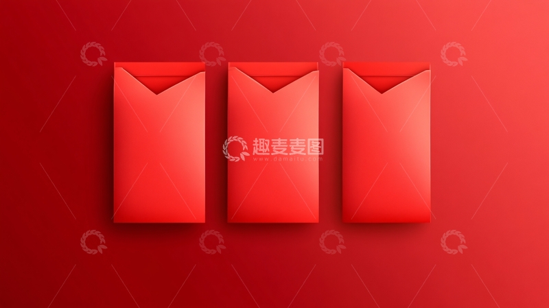 高清大图下载【趣麦麦图】立体红包