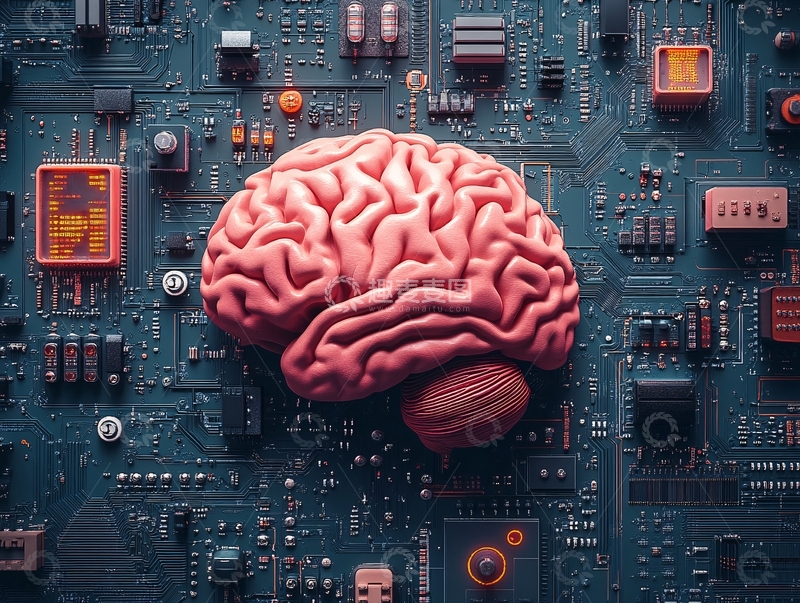 高清大图下载【趣麦麦图】电脑与人脑3