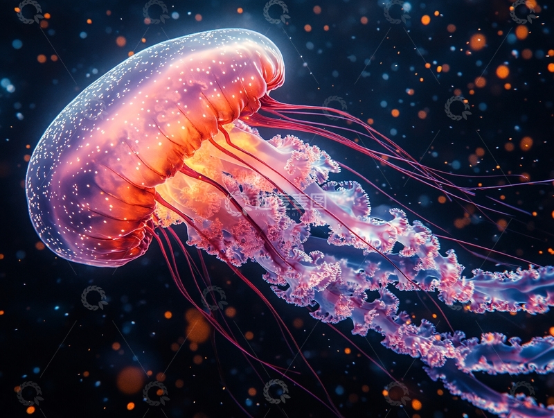 高清大图下载【趣麦麦图】海洋动物水母高清图片6