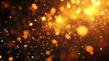 高清金色梦幻光斑4