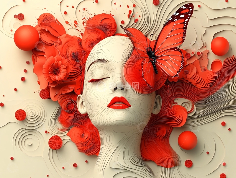 高清大图下载【趣麦麦图】欧美剪纸