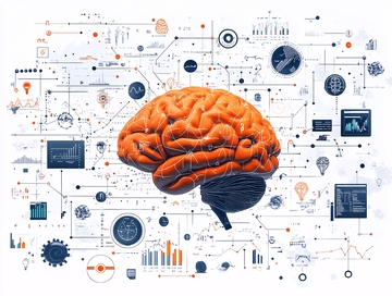 脑图分离着色概念