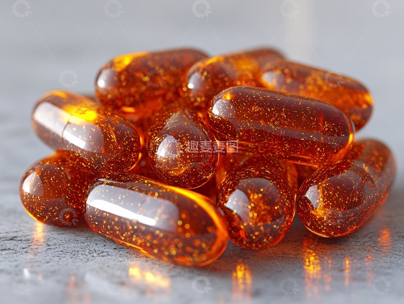 高清大图下载【趣麦麦图】褐色软胶囊