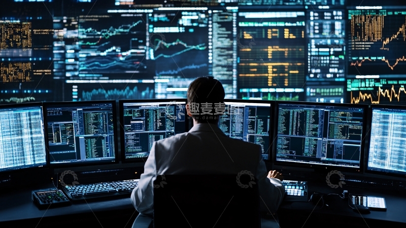 高清大图下载【趣麦麦图】交易所场景