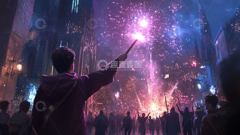 高清大图下载【趣麦麦图】舞狮与元宇宙3
