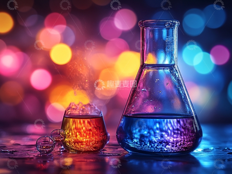 高清大图下载【趣麦麦图】化学生物科技背景5