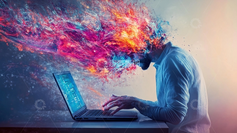 高清大图下载【趣麦麦图】电脑合成