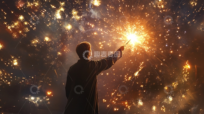 高清大图下载【趣麦麦图】掌间魔法