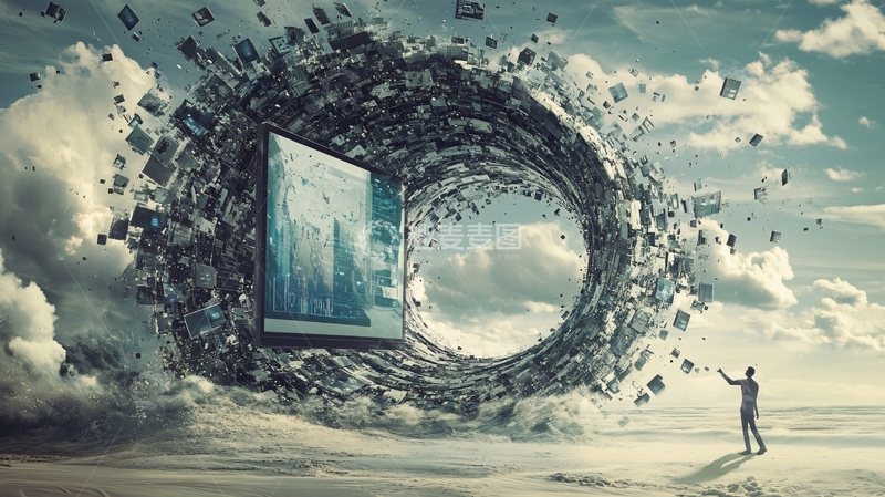 高清大图下载【趣麦麦图】电脑合成1