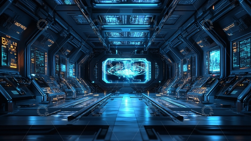 高清大图下载【趣麦麦图】宇宙飞船船舱2