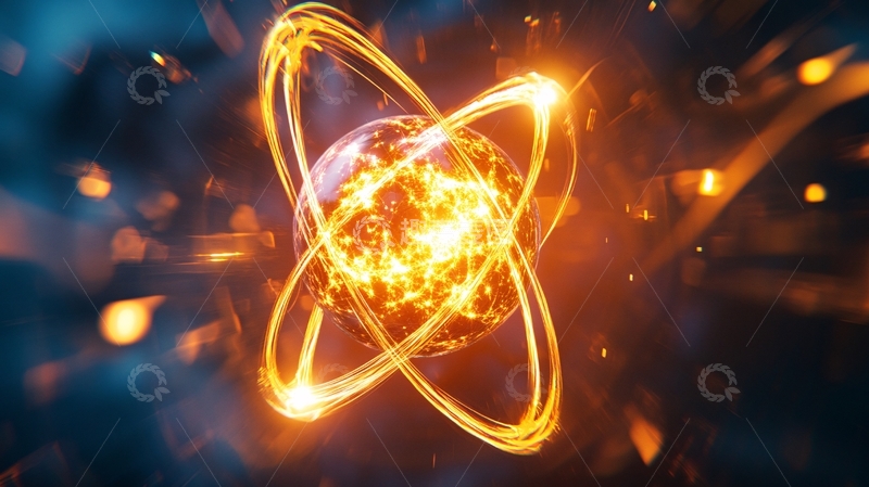 高清大图下载【趣麦麦图】粒子线科技动画