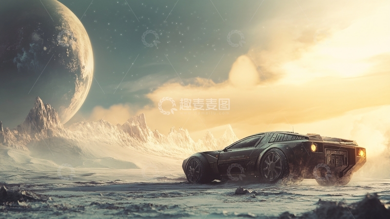 高清大图下载【趣麦麦图】汽车海报合成2