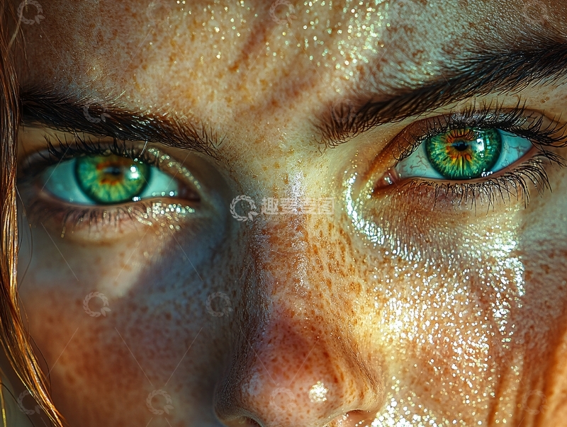 高清大图下载【趣麦麦图】金色眼睛眼界世界5