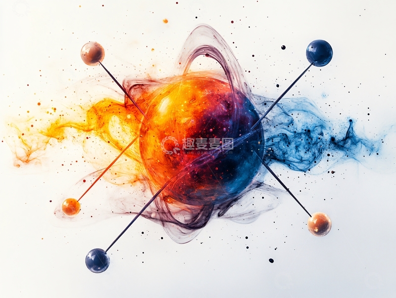 高清大图下载【趣麦麦图】创意抽象星球1