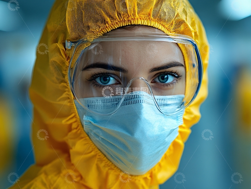 高清大图下载【趣麦麦图】防护服医生
