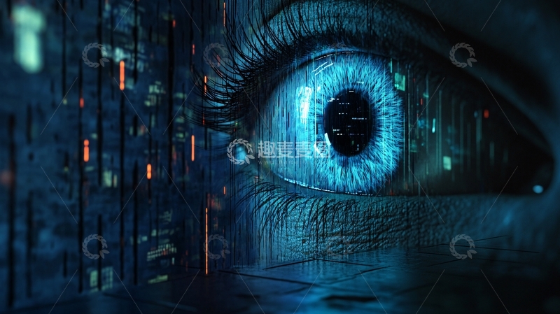 高清大图下载【趣麦麦图】科技眼睛视觉效果10