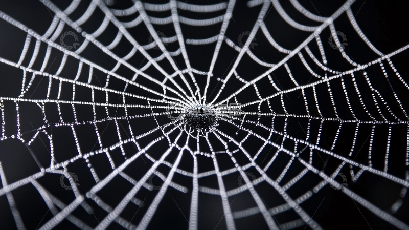 高清大图下载【趣麦麦图】高清蜘蛛网背景2