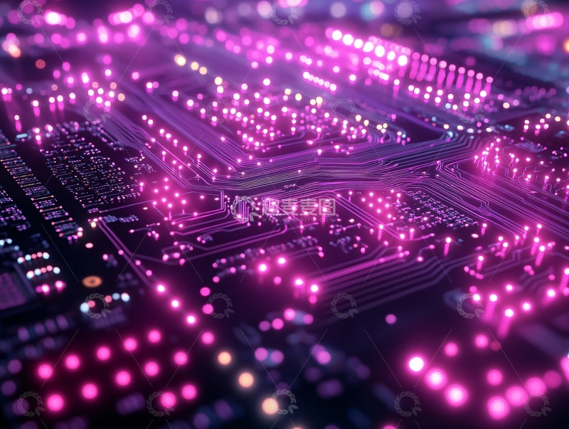 高清大图下载【趣麦麦图】芯片科技集成电路77