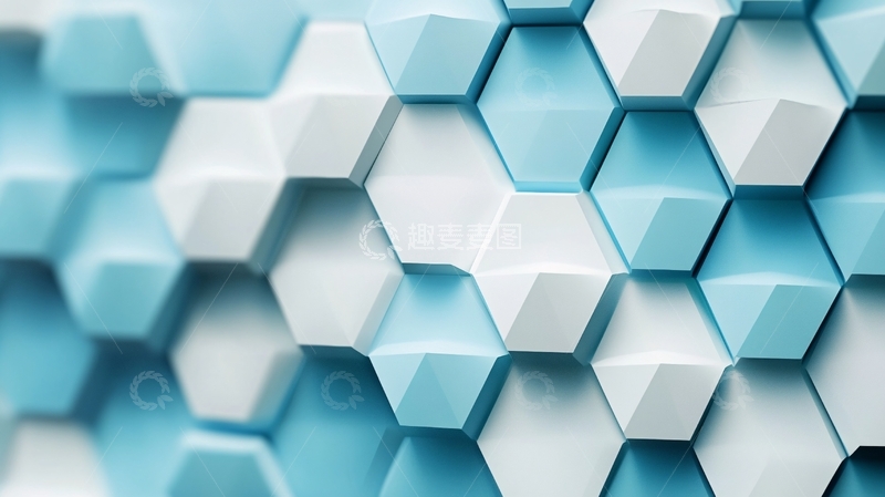 高清大图下载【趣麦麦图】六边形蜂巢造型1