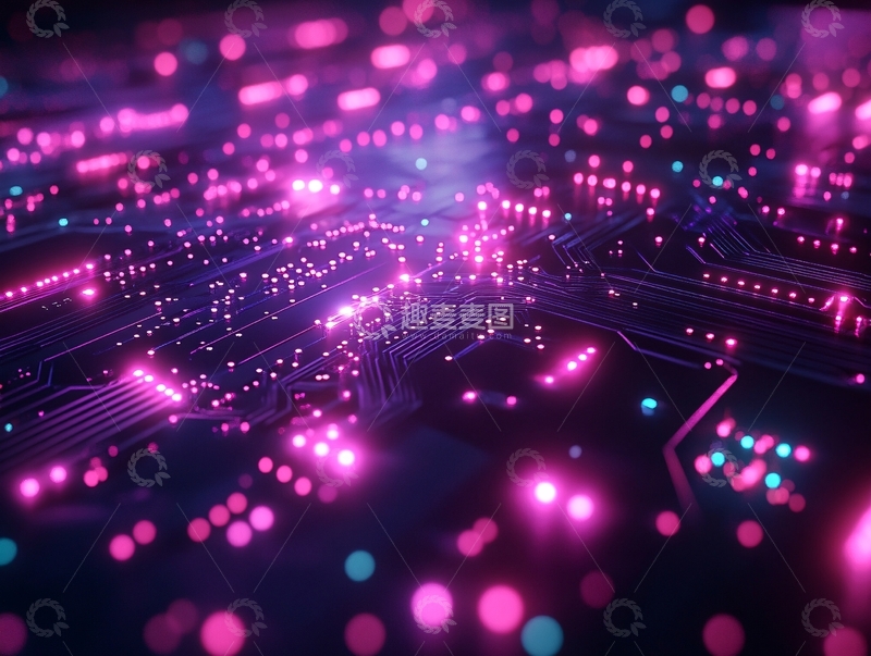 高清大图下载【趣麦麦图】芯片科技集成电路78