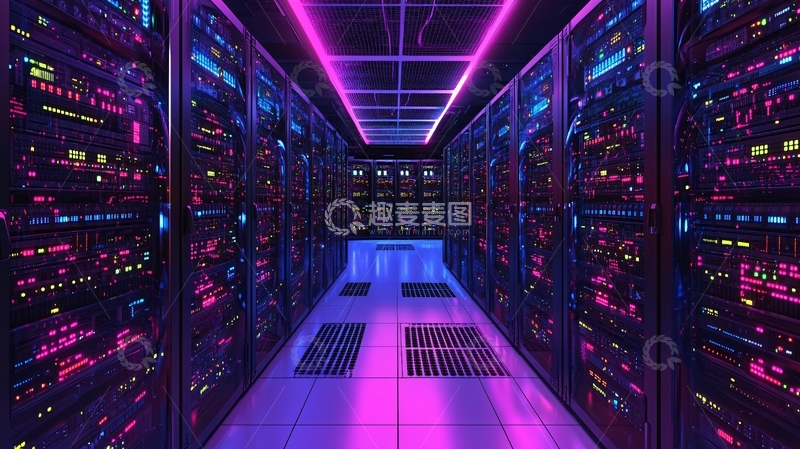 高清大图下载【趣麦麦图】服务器室