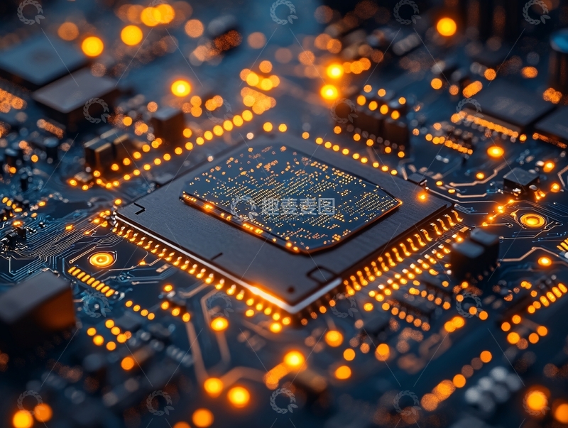 高清大图下载【趣麦麦图】芯片科技集成电路82