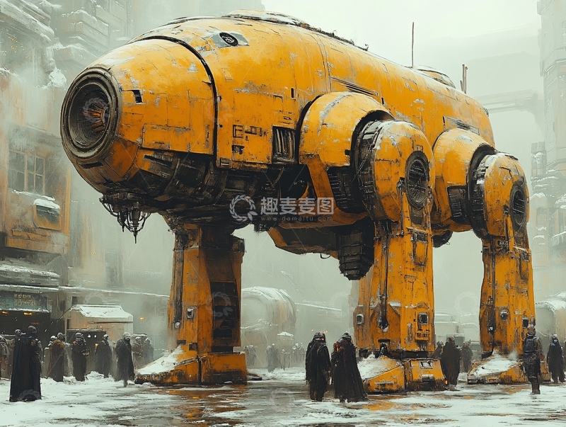 高清大图下载【趣麦麦图】科幻巨兽2