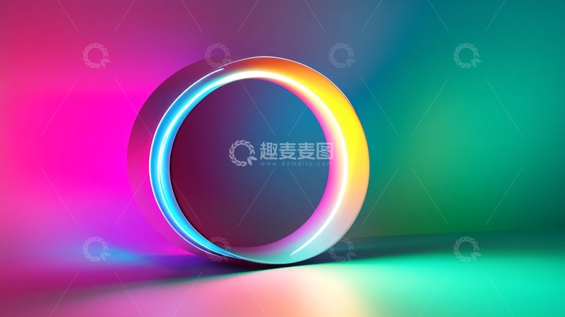 炫彩渐变大盘形象1