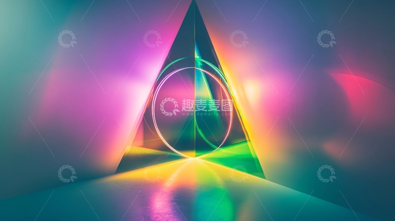 高清大图下载【趣麦麦图】霓虹灯场景造型17