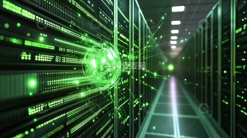 高清大图下载【趣麦麦图】绿色数据中心1