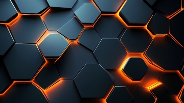 蜂窝光影光束背景6