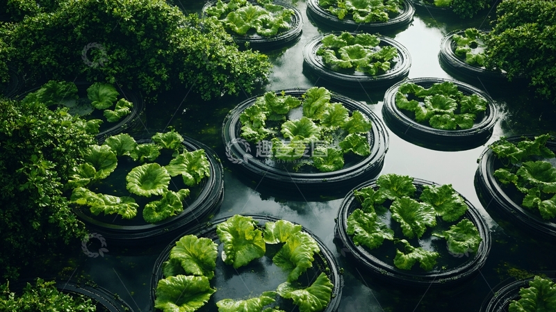 高清大图下载【趣麦麦图】漂浮种植