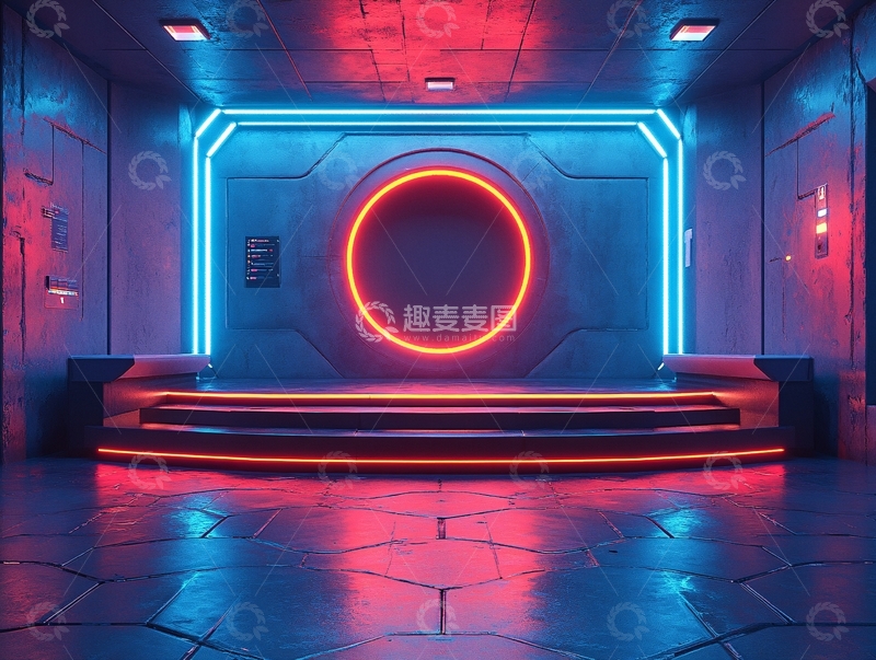 高清大图下载【趣麦麦图】科幻门头1