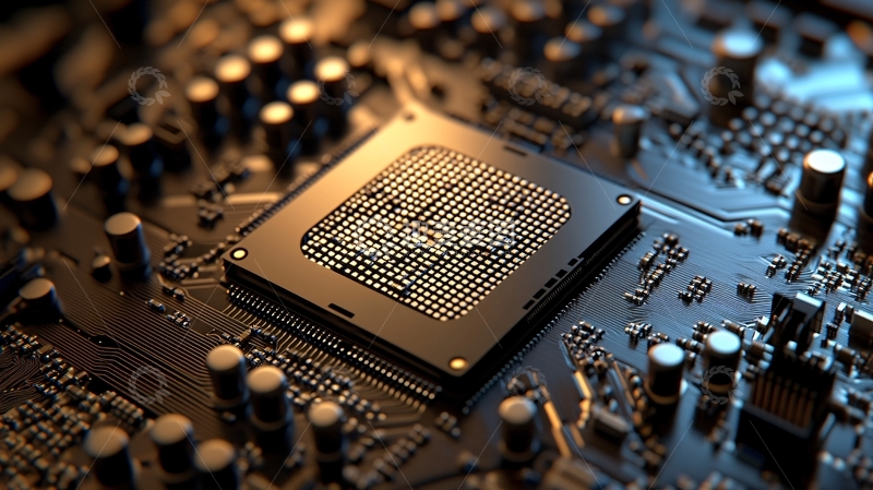 高清大图下载【趣麦麦图】芯片科技集成电路87