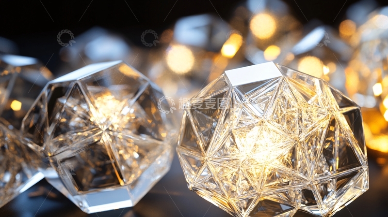 高清大图下载【趣麦麦图】渲染晶格球2