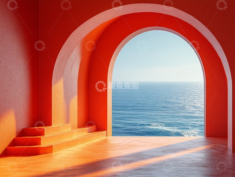高清大图下载【趣麦麦图】简约拱门