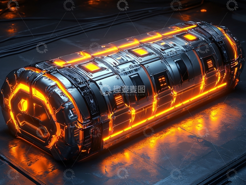 高清大图下载【趣麦麦图】科技时光隧道模型2